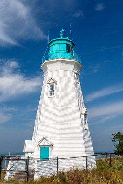 Port Dalhousie Limanı'ndaki güzel deniz feneri, Ontario, Kanada