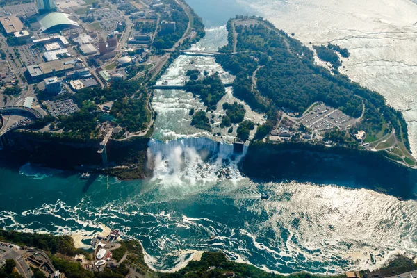 Fantastiska flygbilder vyer av Niagara Falls, Ontario, Kanada — Stockfoto