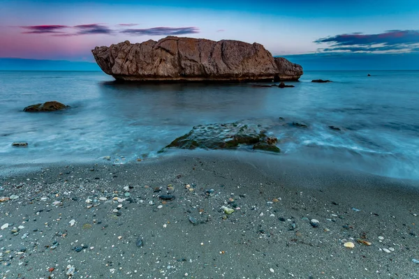 Praia de Piedra Paloma, Casares, Málaga, Espanha — Fotografia de Stock