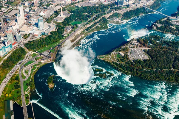 Fantastiska flygbilder vyer av Niagara Falls, Ontario, Kanada — Stockfoto