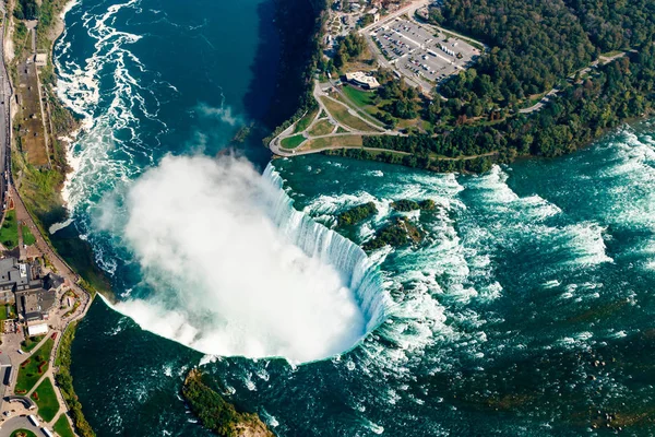 Fantastik havadan izleme Niagara Falls, Ontario, Kanada — Stok fotoğraf