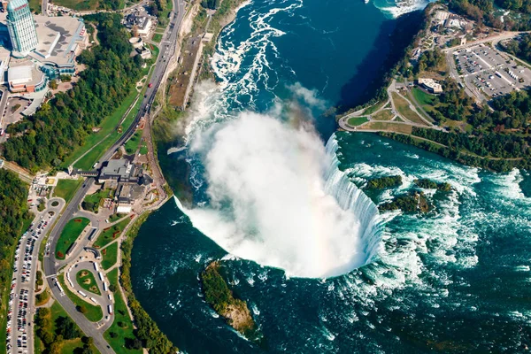 Fantásticas vistas aéreas das Cataratas do Niágara, Ontário, Canadá — Fotografia de Stock