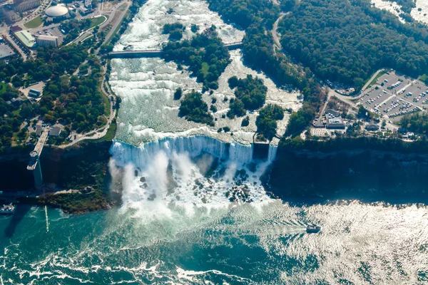 나이 아가라 폭포, 온타리오, 캐나다의 환상적인 공중 조회 — 스톡 사진