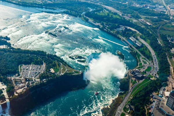 Fantastiska flygbilder vyer av Niagara Falls, Ontario, Kanada — Stockfoto