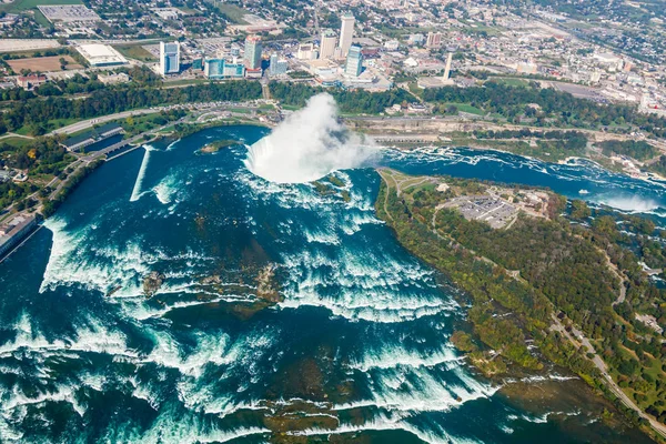 나이 아가라 폭포, 온타리오, 캐나다의 환상적인 공중 조회 — 스톡 사진