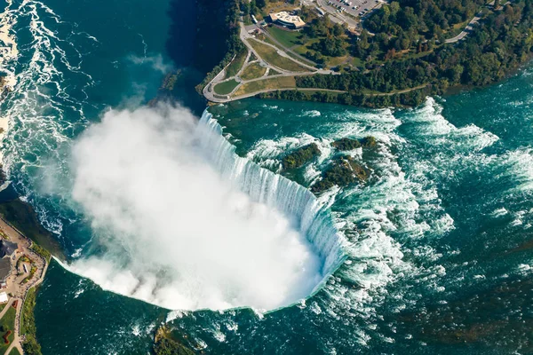 Fantastic aerial views of the Niagara Falls, Ontario, Canada — Stock Photo, Image