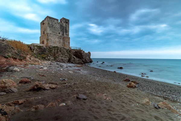 Pláž Torre de la Sal, Casares, Malaga, Španělsko — Stock fotografie
