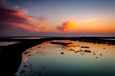 Corrales Plajı, balık kalemleri, Rota, Cadiz, İspanya