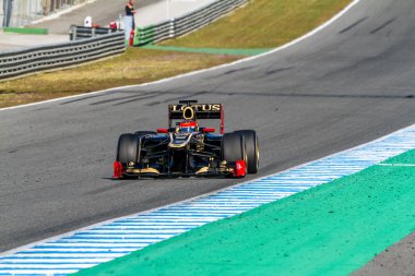Team lotus f1 renault, romain grosjean, 2012