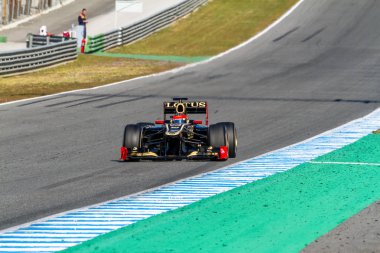 Team lotus f1 renault, romain grosjean, 2012
