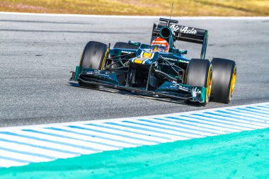 takım catherham f1, jarno trulli, 2012