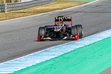 Team lotus f1 renault, romain grosjean, 2012
