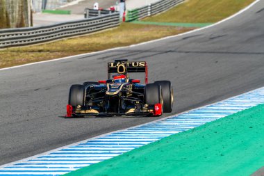 Team lotus f1 renault, romain grosjean, 2012