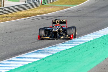 Team lotus f1 renault, romain grosjean, 2012