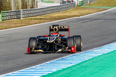 Team lotus f1 renault, romain grosjean, 2012