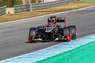 Team lotus f1 renault, romain grosjean, 2012