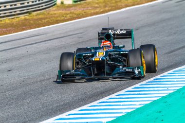 takım catherham f1, jarno trulli, 2012