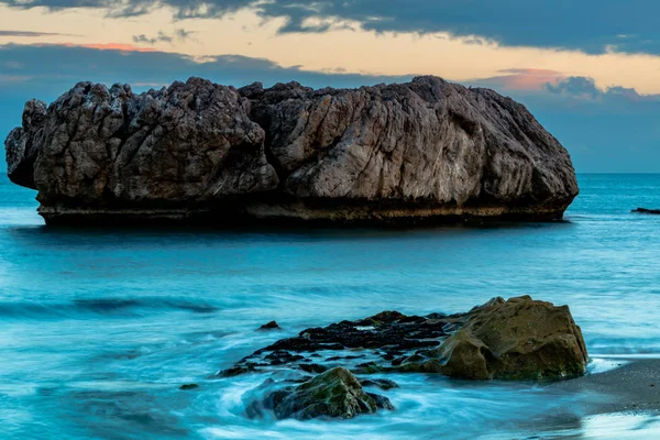 Praia de Piedra Paloma, Casares, Málaga, Espanha — Fotografia de Stock