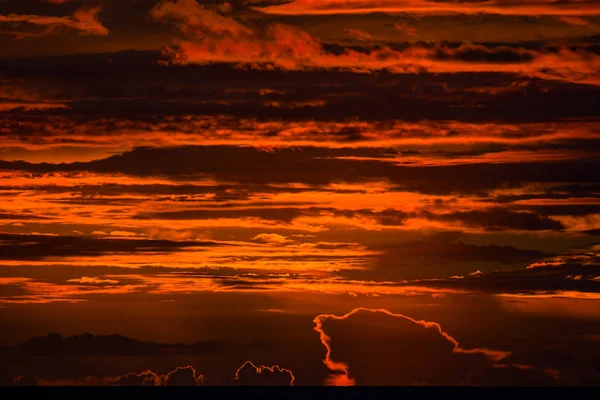 Coucher de soleil sur la plage de Cadix — Photo