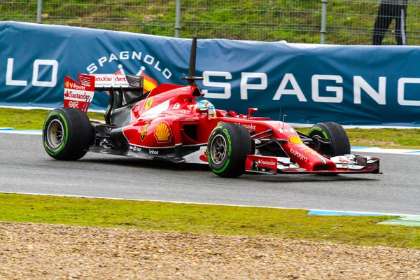 Tiimi Scuderia Ferrari F1, Fernando Alonso, 2014 — kuvapankkivalokuva