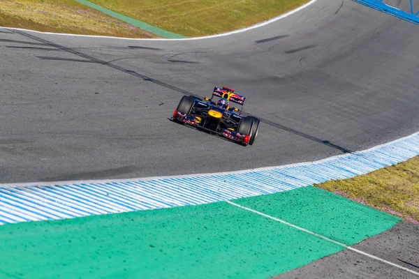 Zespół red bull f1, sebastian vettel, 2012 — Zdjęcie stockowe