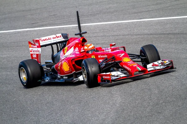 Team Scuderia Ferrari F1, Kimi Raikkonen, 2014 — Stok Foto