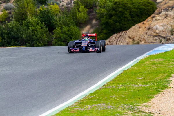 Equipe Toro Rosso F1, Jean-Eric Vergne, 2014 — Fotografia de Stock