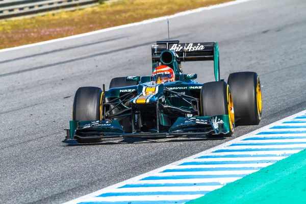 Team Catherham F1, Jarno Trulli, 2012 — Stockfoto