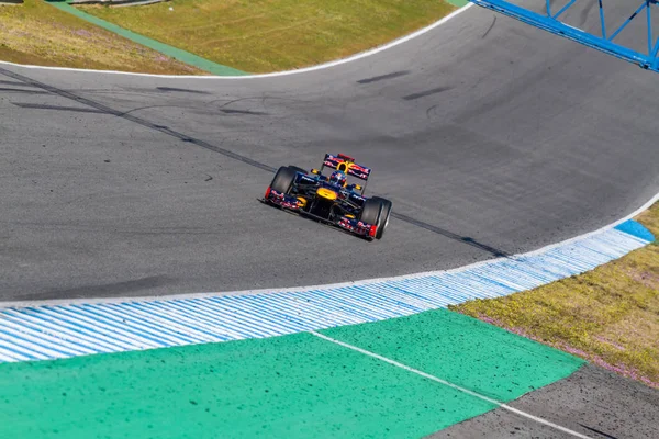 Equipo Red Bull F1, Sebastian Vettel, 2012 — Foto de Stock