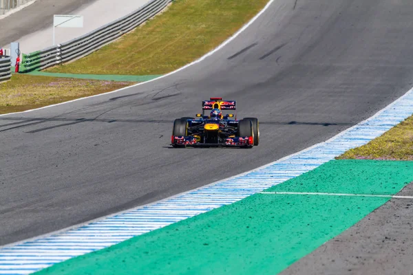 Red bull f1, sebastian vettel, 2012 takım — Stok fotoğraf