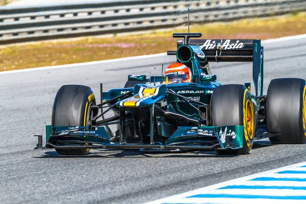 Team Catherham F1, Jarno Trulli, 2012 — Stock Photo, Image