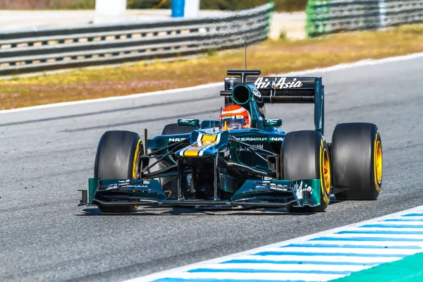 Equipo Catherham F1, Jarno Trulli, 2012 — Foto de Stock