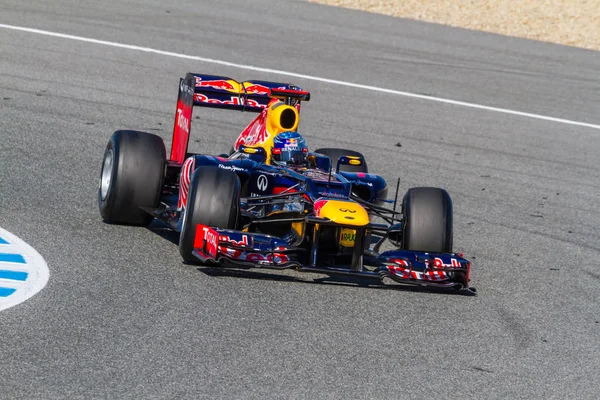 Equipo Red Bull F1, Sebastian Vettel, 2012 — Foto de Stock