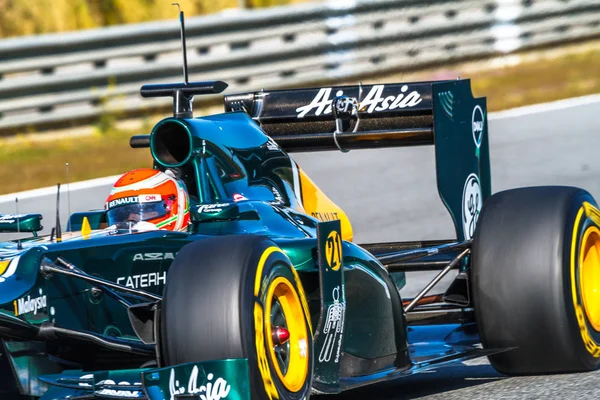 Team Catherham F1, Jarno Trulli, 2012 — Stockfoto