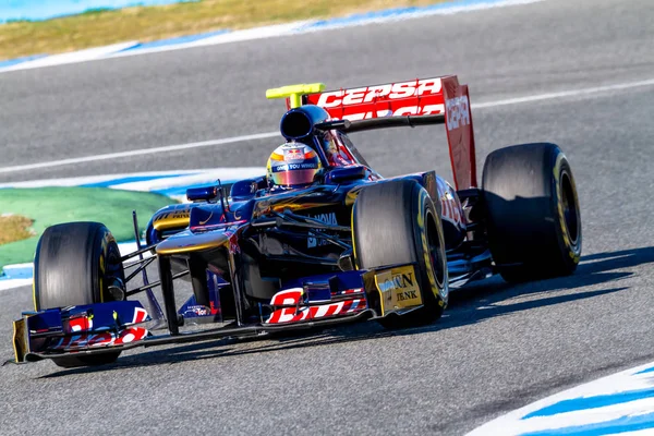 Team Toro Rosso F1, Jean Eric Vergne, 2012 — Stockfoto
