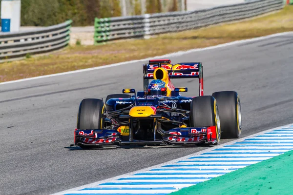 Команда Red Bull F1, Себастьян Феттель, 2012 — стоковое фото