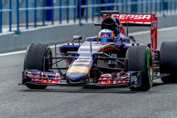 Equipo de F1 Scuderia Toro Rosso, Carlos Sainz, 2015 —  Fotos de Stock