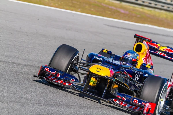 Equipo Red Bull F1, Sebastian Vettel, 2012 — Foto de Stock