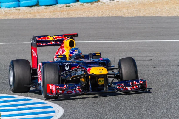 Team Red Bull F1, Sebastian Vettel, 2012 — Stockfoto