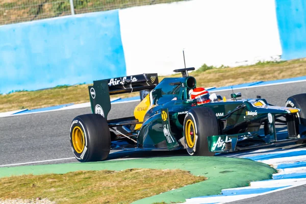 Takım catherham f1, jarno trulli, 2012 — Stok fotoğraf