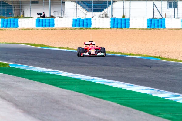 Takımı scuderia ferrari f1, kimi raikkonen, 2014 — Stok fotoğraf