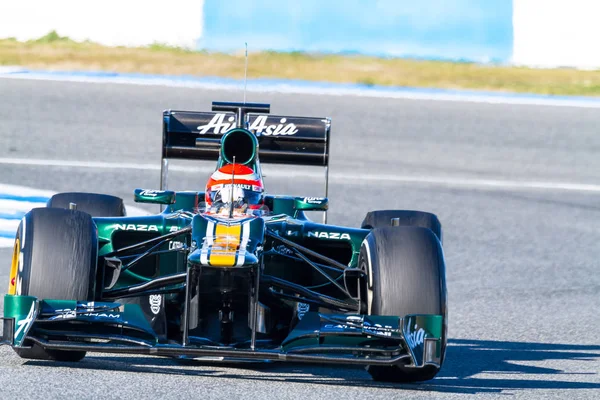 Team Catherham F1, Jarno Trulli, 2012 — Stock Photo, Image