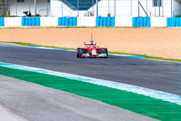 Equipo Scuderia Ferrari F1, Kimi Raikkonen, 2014 — Foto de Stock