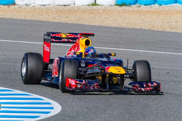 Team Red Bull F1, Sebastian Vettel, 2012 — Stock Photo, Image