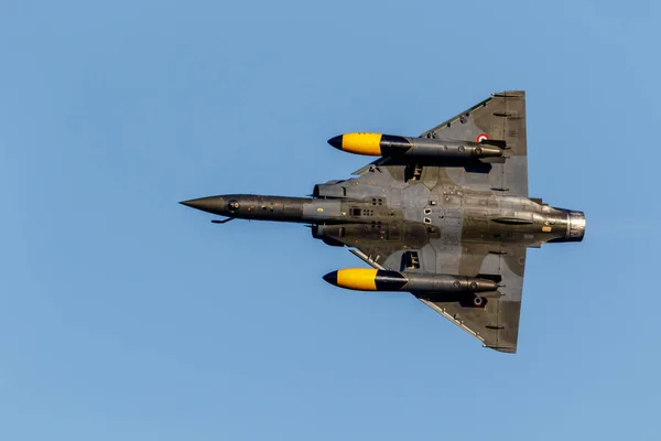 Miragem de Aeronaves 2000 da exibição tática Delta de Couteau — Fotografia de Stock