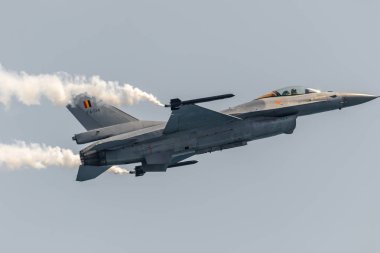 Uçak F-16 Belçikalı solo görüntüleme
