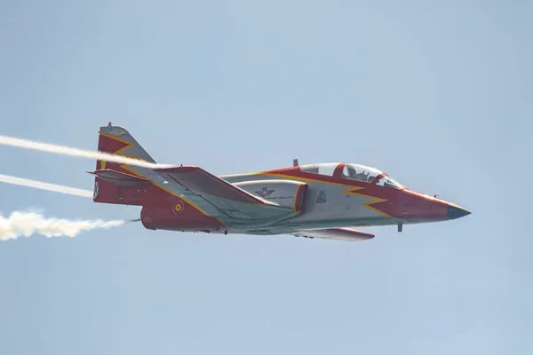 Aircraft CASA C-101 of the Patrulla Aguila — Stock Photo, Image