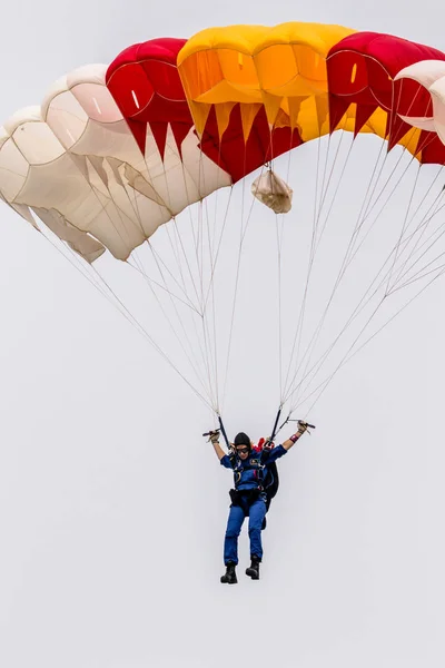 Parachutist of the PAPEA Stock Picture