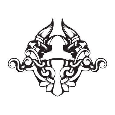 desen sorunsuz doku vintage Barok gerçekçi vektör çizim