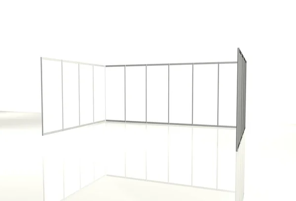 Exhibition Stands Rendering Illustration — Stock Photo, Image